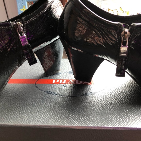 Authentic Prada Patent Leather Booties - Picture 11 of 13